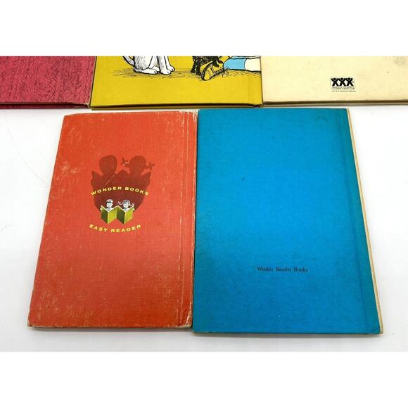 5 Vtg 60s-70s Hardback Kids Books Easy Reader Dinosaur Papa Sleep Ghost Kitten - Picture 9 of 16